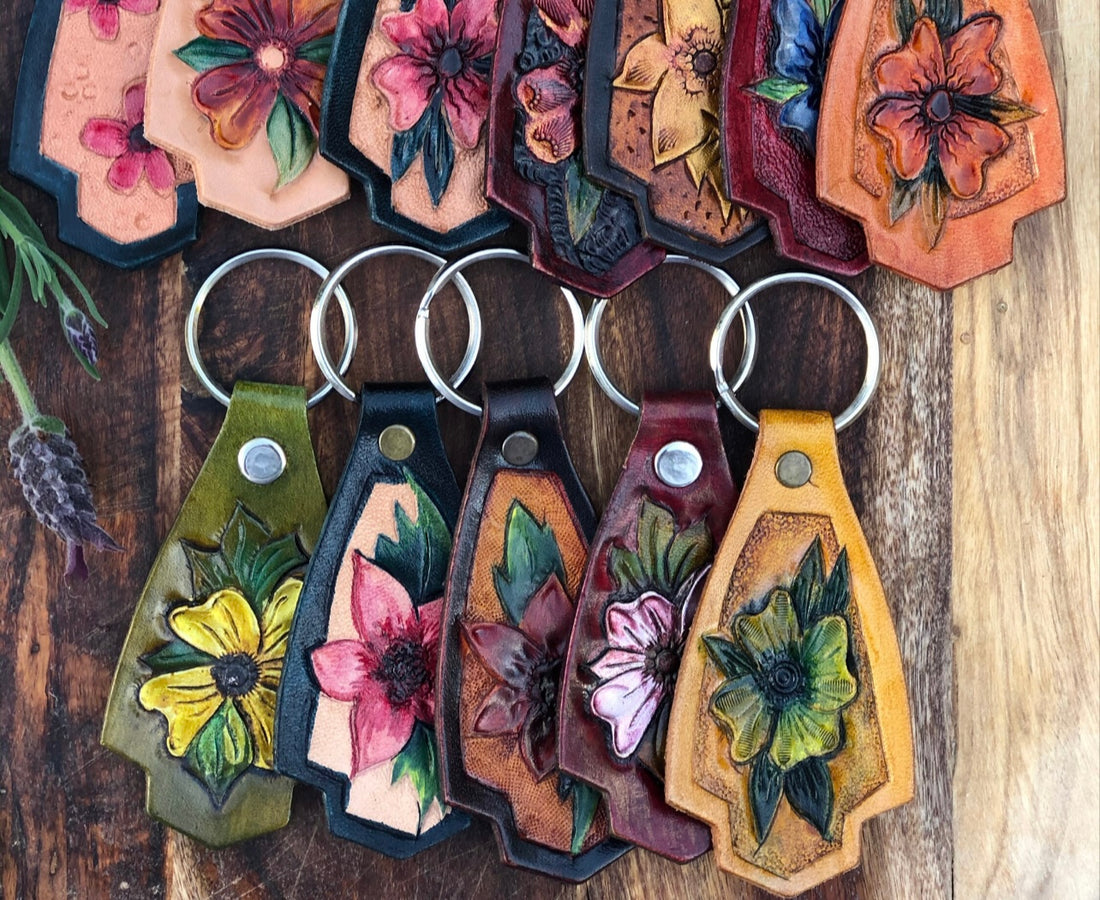 The Art of Crafting Handmade Leather Keyrings and Charms