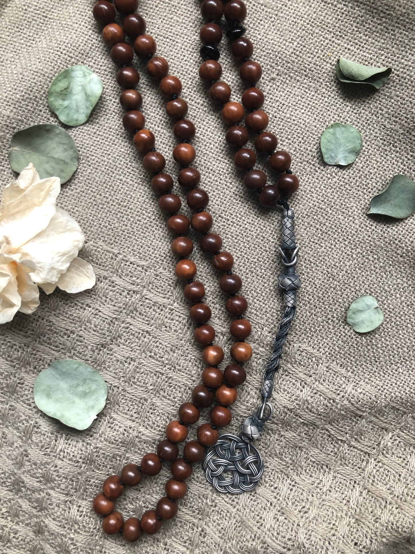 925 Sterling Silver Yoga Jewellery Mala